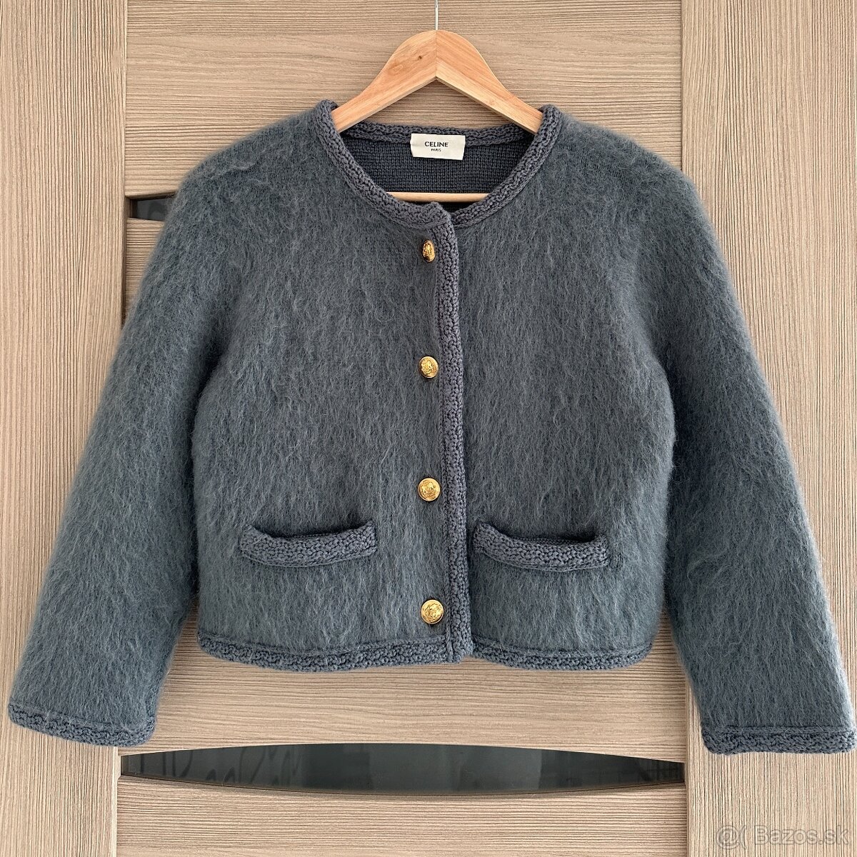 Céline CARDIGAN IN BRUSHED MOHAIR