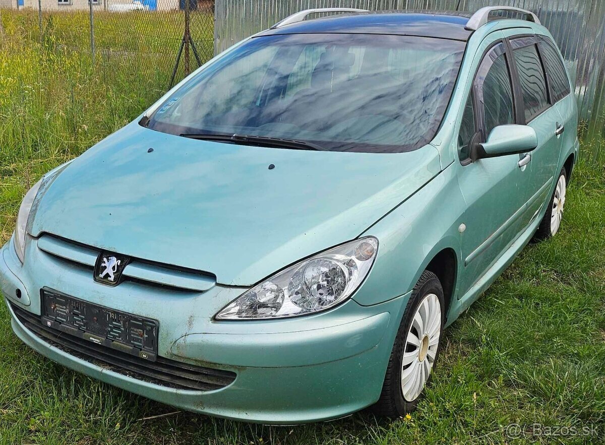 Rozpredám Peugeot 307 1.6 HDI 80kw 9HZ