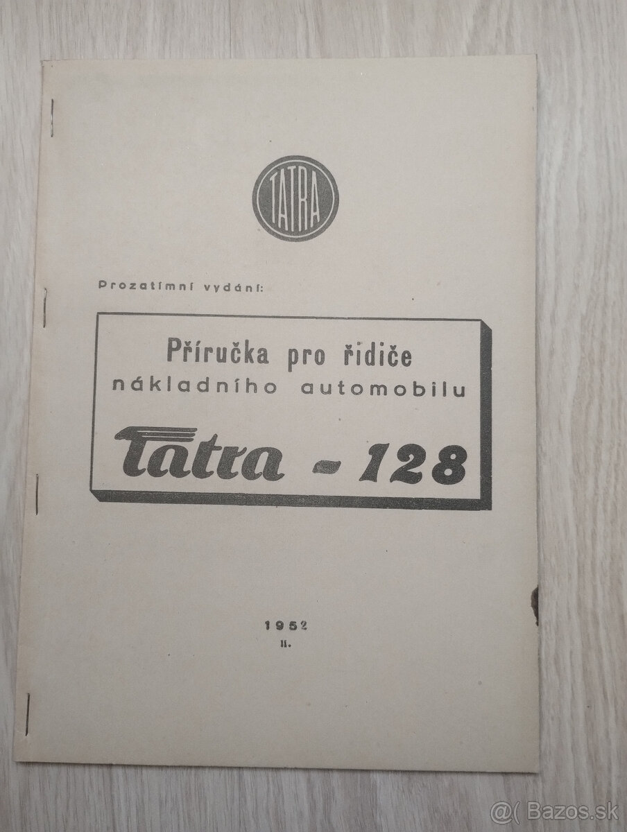 Tatra 128-príručka pre vodiča