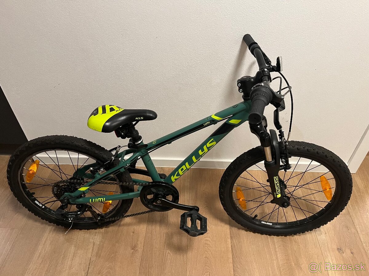 Detský bicykel Kellys LUMI 50 GREEN 20"