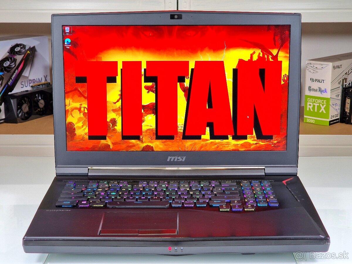 Herný notebook MSI TITAN GT75 | ZÁRUKA | GTX 1080 | 32GB RAM