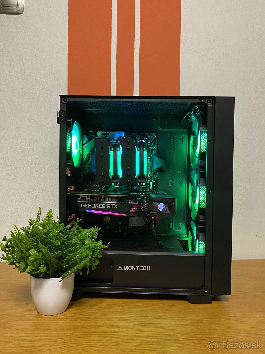 Herný Pocitač Ryzen 7 5700x/RTX 3060 Ti/16gb ram / 512gb SSD