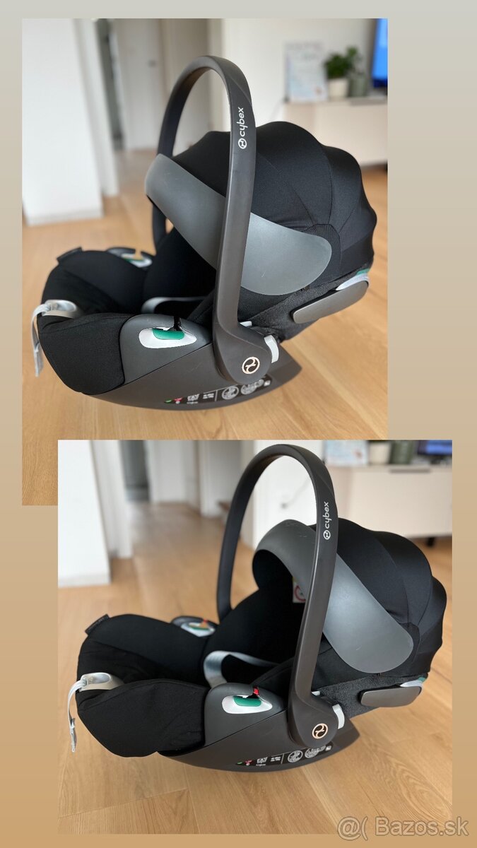 Autosedačka Cybex Cloud Z2 i-Size Plus, Deep Black Platinum