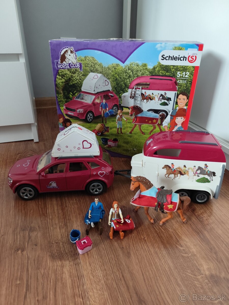 Schleich auto s prívesom