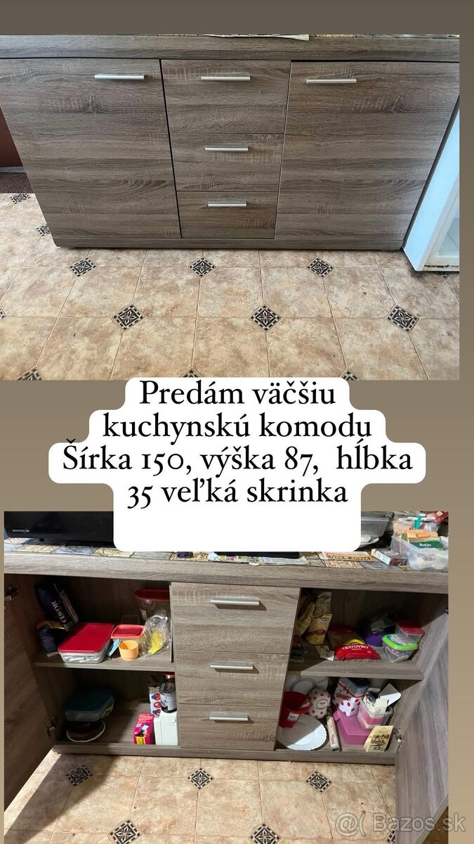 Predám kuchynskú komodu