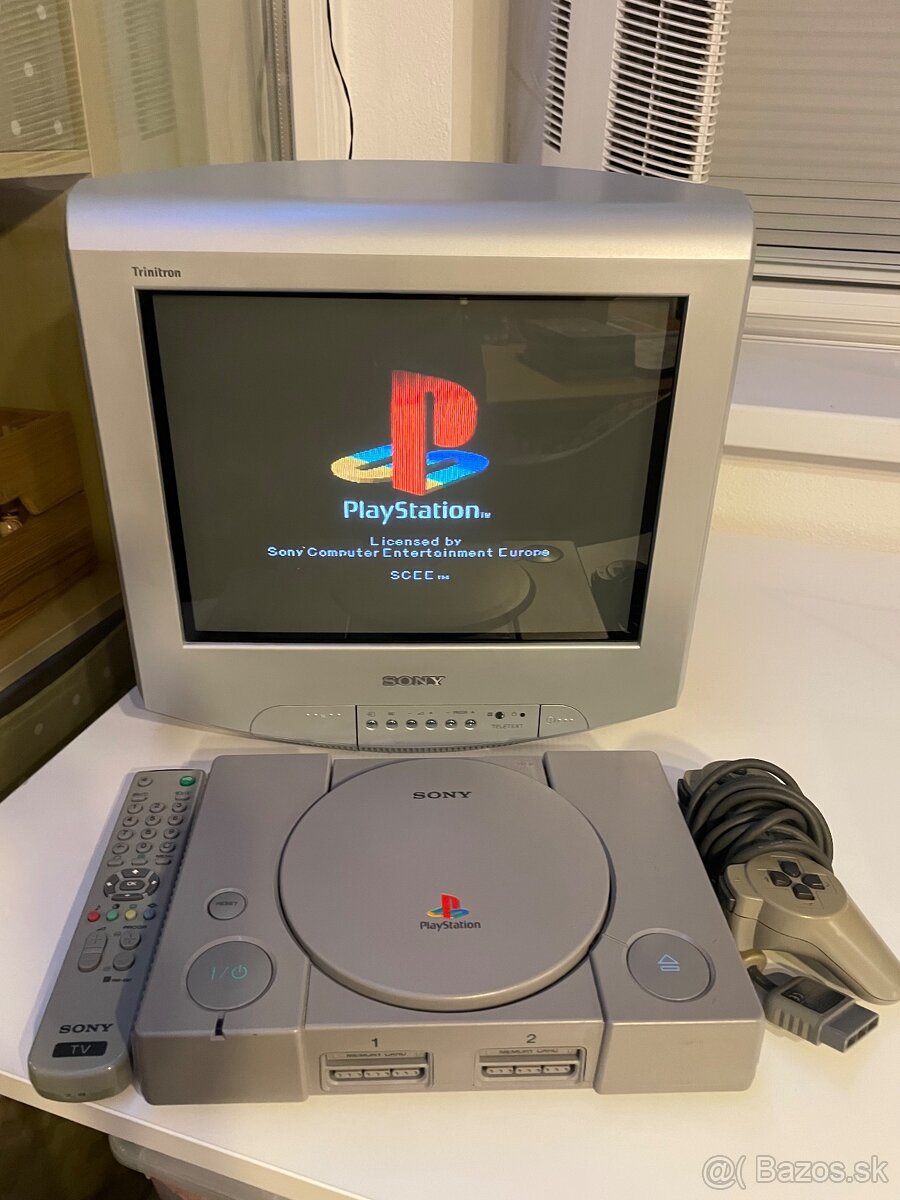 Playstation 1 + Sony TV - Retro Set