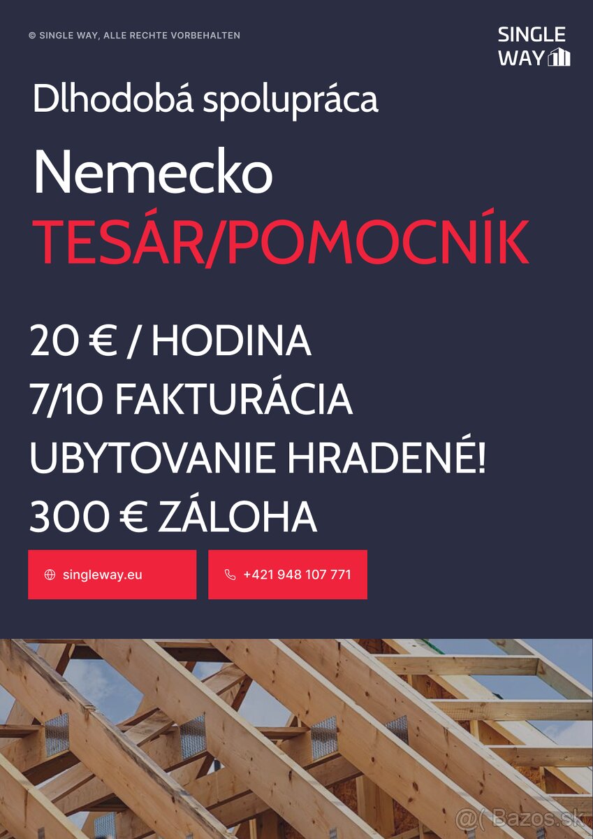 Nemecko TESÁR/POMOCNÍK