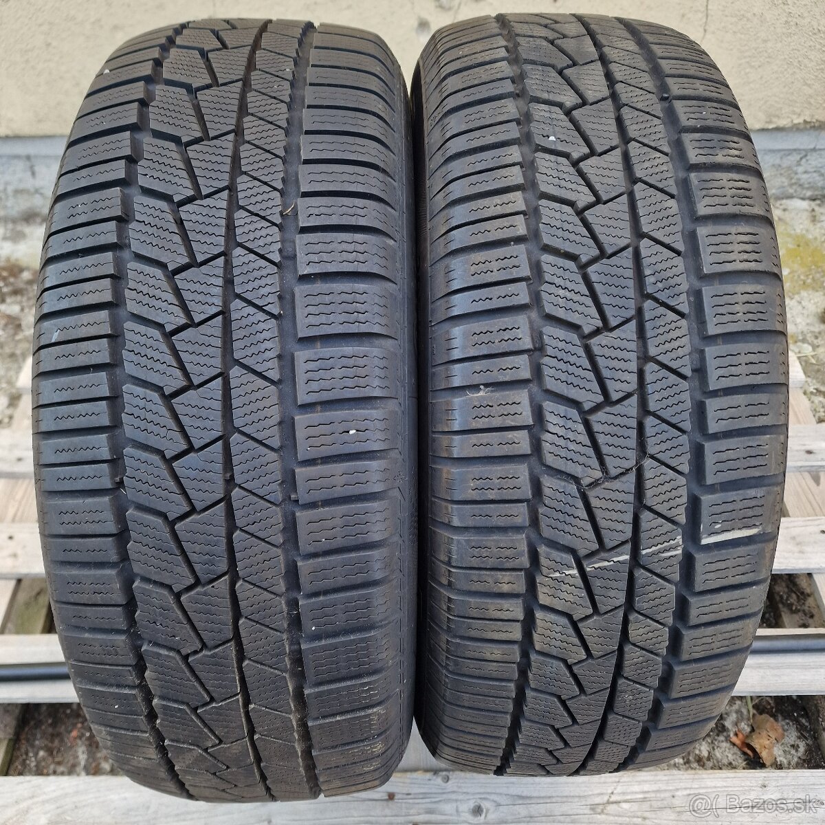 2ks ZIMNÝCH PNEUMATÍK CONTINENTAL 205/60 R16 96H XL RUNFLAT