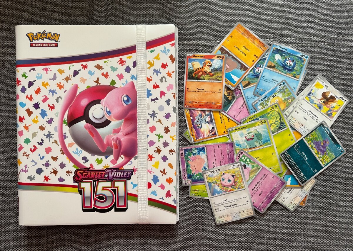 NOVÝ Pokémon A4 album na 360 kartičiek + 50 kariet mix