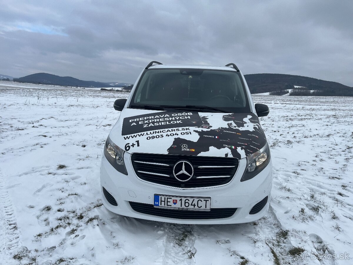 Prenájom 8 miestne auto Mercedes Benz V class