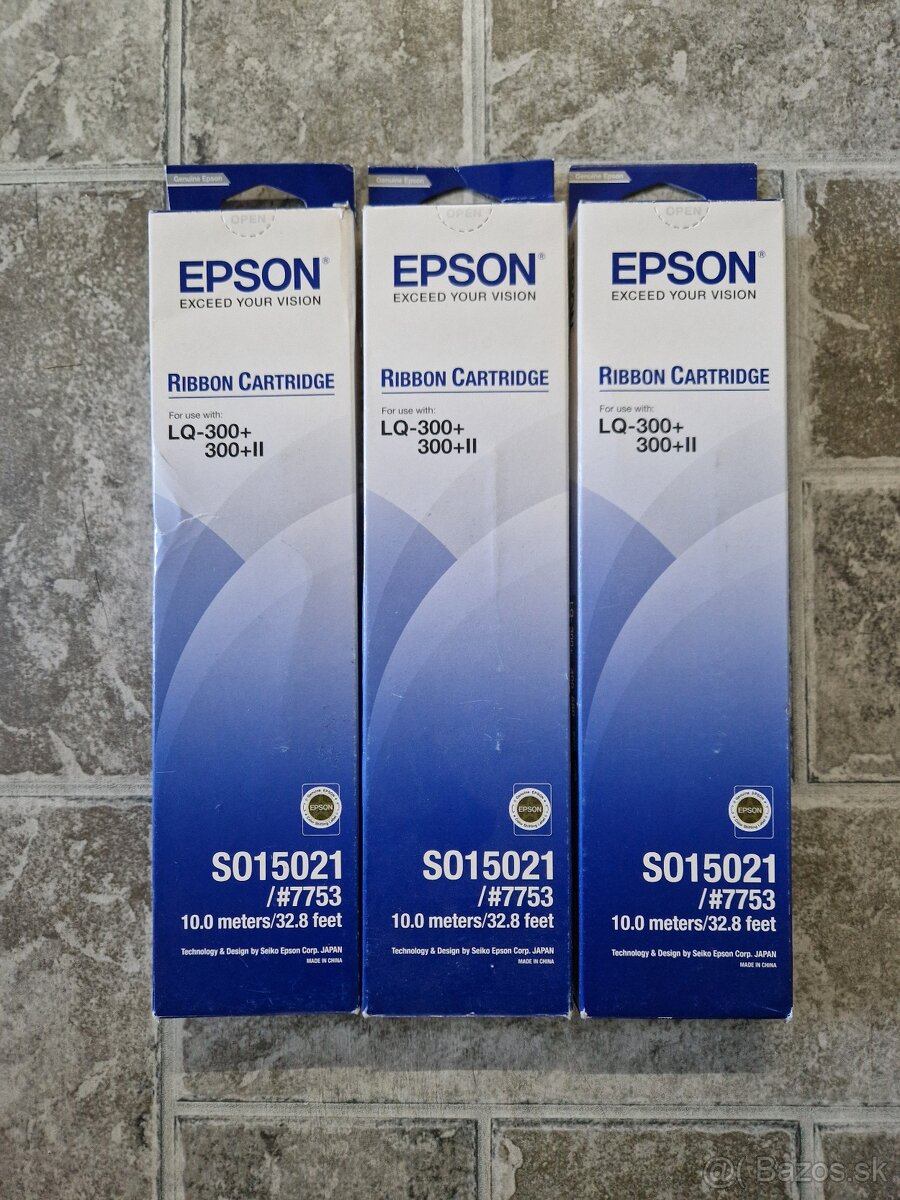 Epson Ribbon Cartridge for LQ-300+/300+ II – S015021 / #7753