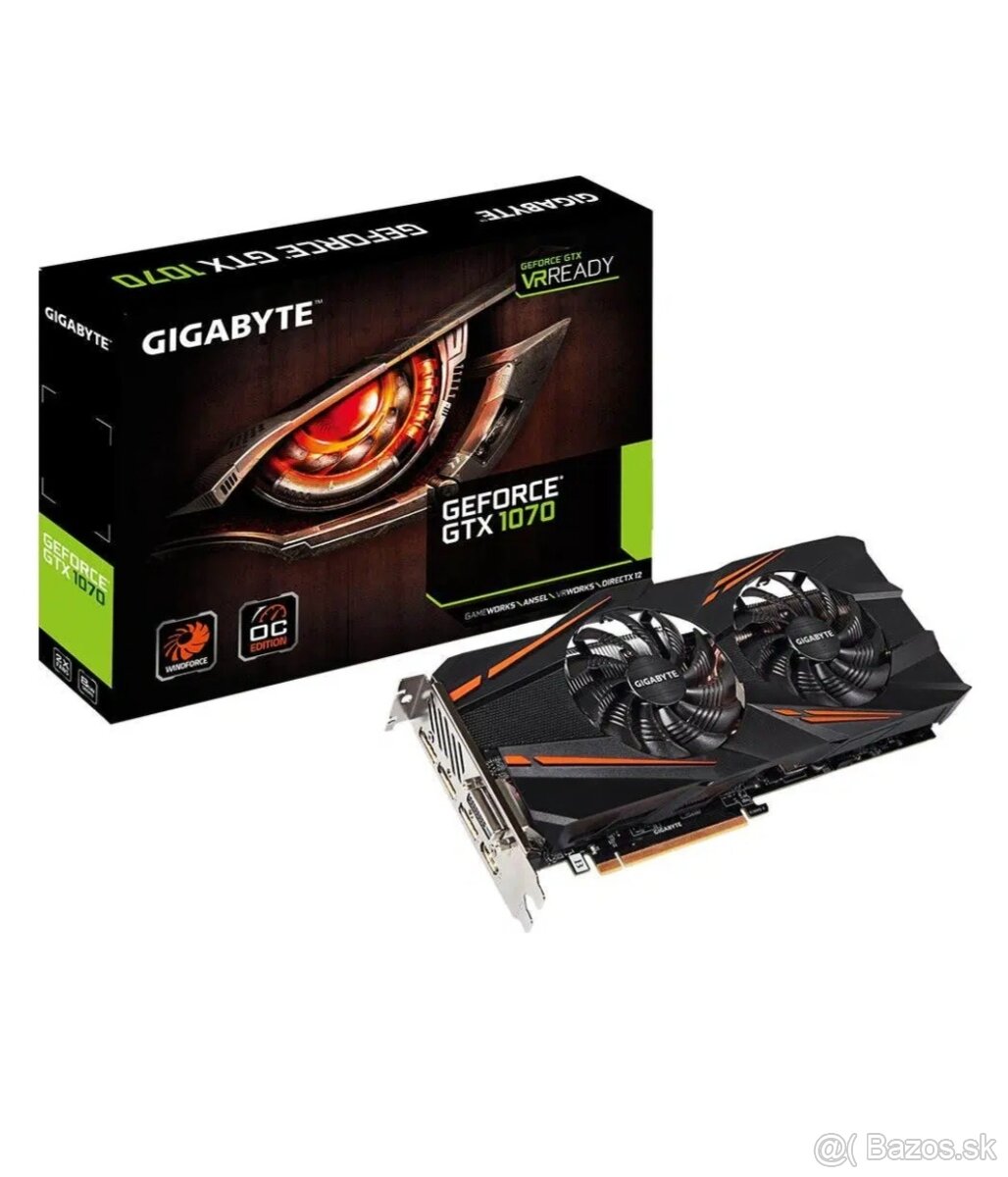 GIGABYTE GeForce GTX 1070 Windforce OC