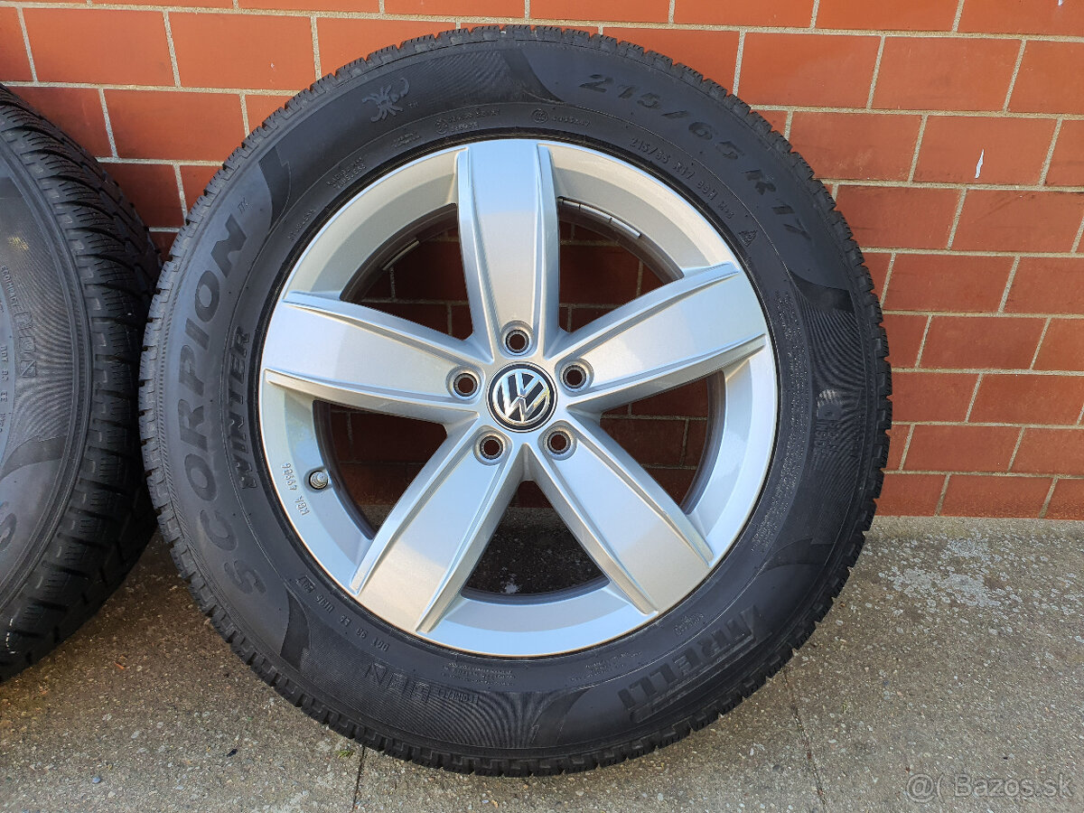 5x112 r17 et38 disky kolesa tiguan kodiaq zimne 215 65 17 al