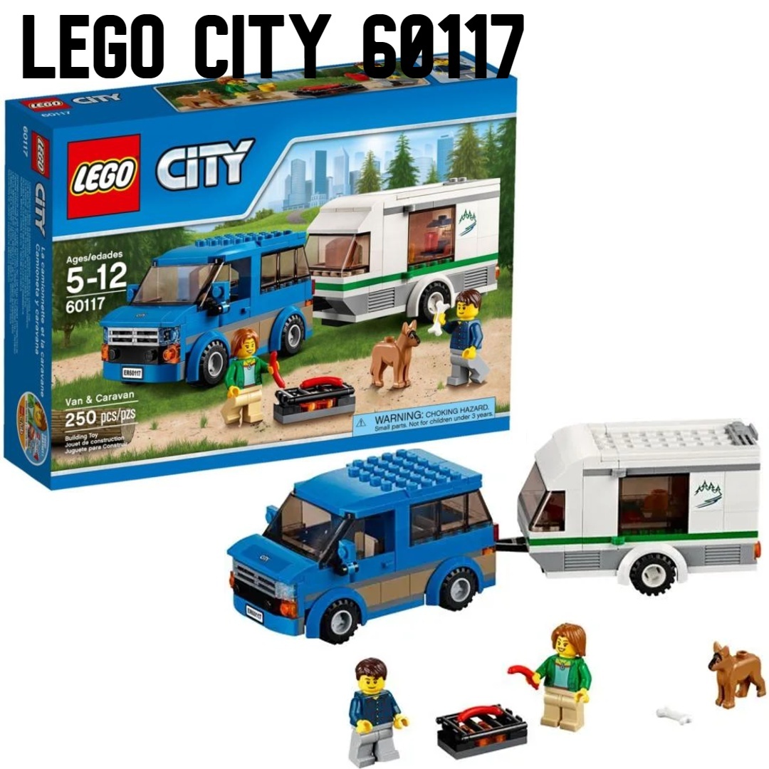 LEGO® City 60117 Dodávka a karavan