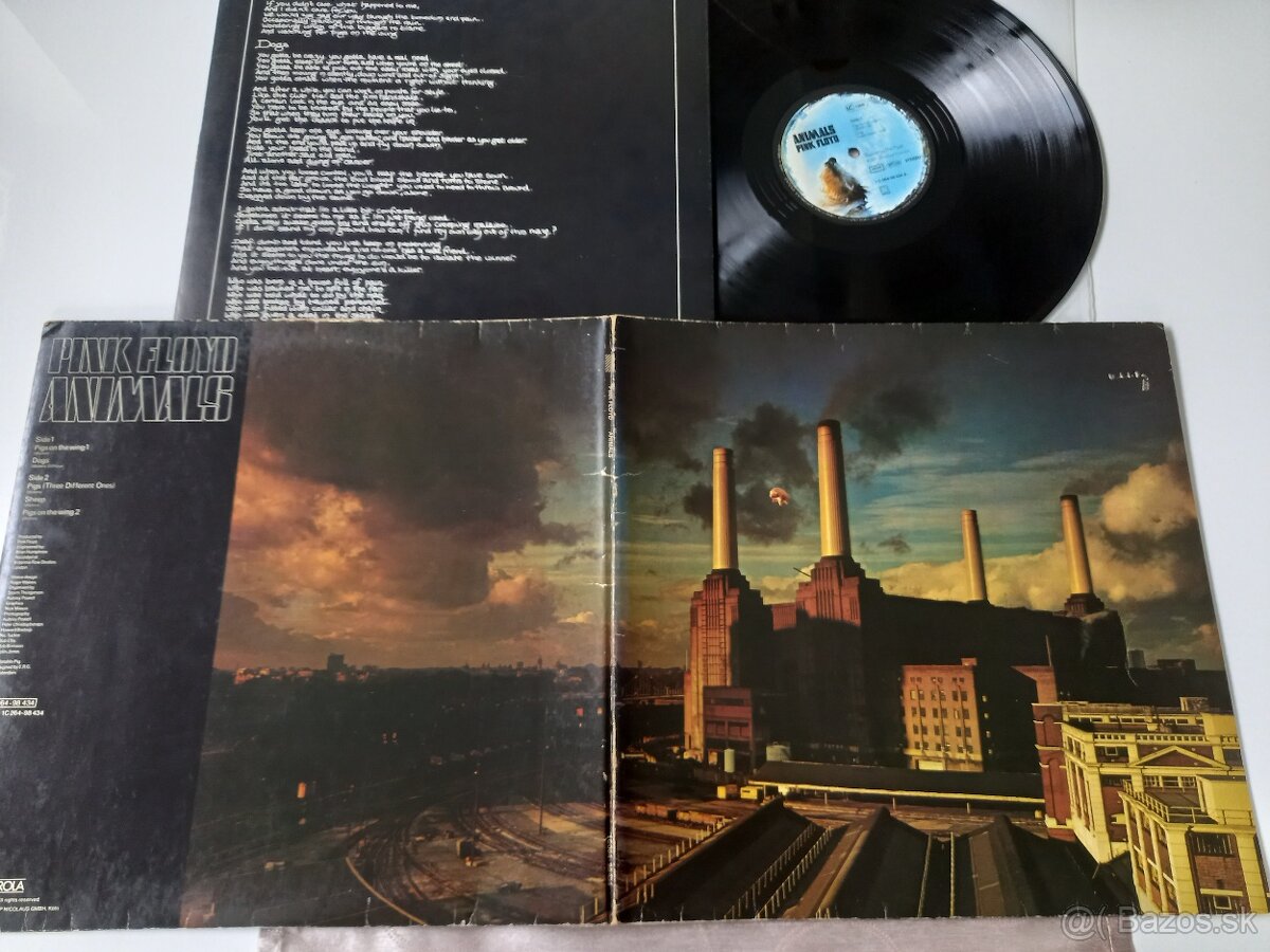 PINK FLOYD “Animals ” /EMI  1987/ rozkl. ob/+orig. vnut ob/t