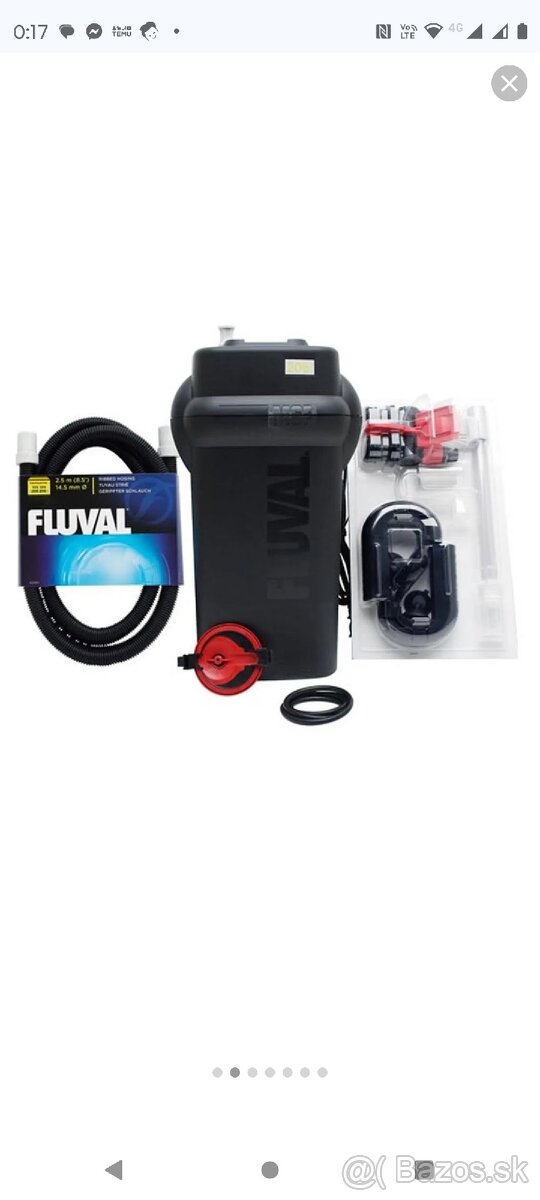 Filter Fluval 206.    - REZERVOVANÉ-