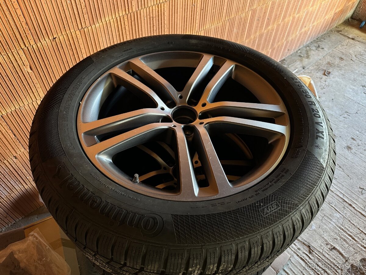 Zimné komplety Mercedes GLE R20 + Continetnal 275/50R20