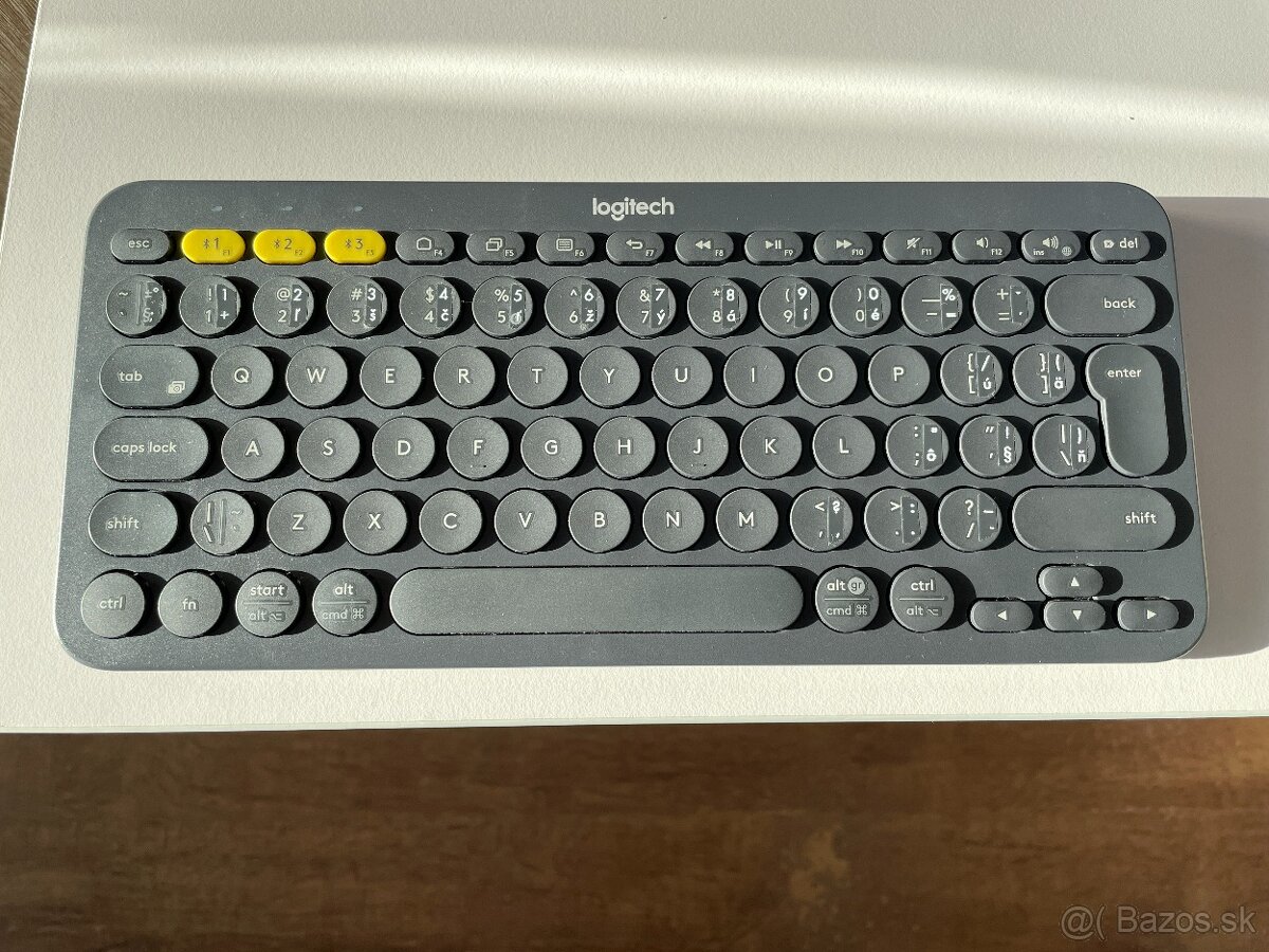 Logitech K380 + slovenské znaky