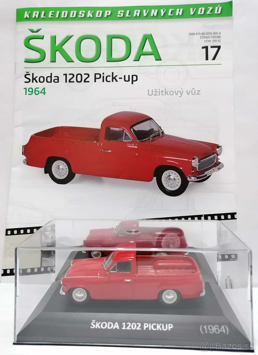 Škoda 1202 Pick-up 1964 1:43 Kaleidoskop slavnich vozu #17