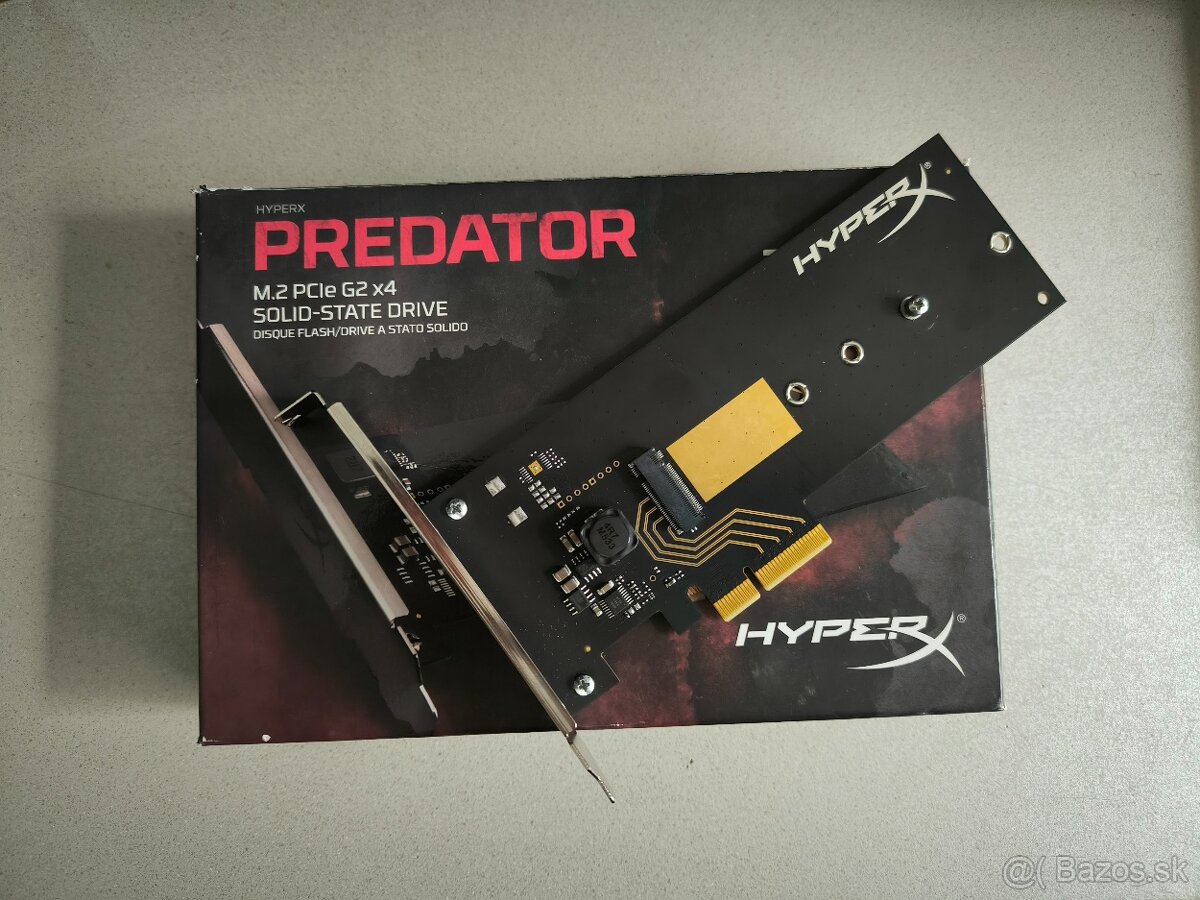 Predam adapter PCIe na M.2 Nvme