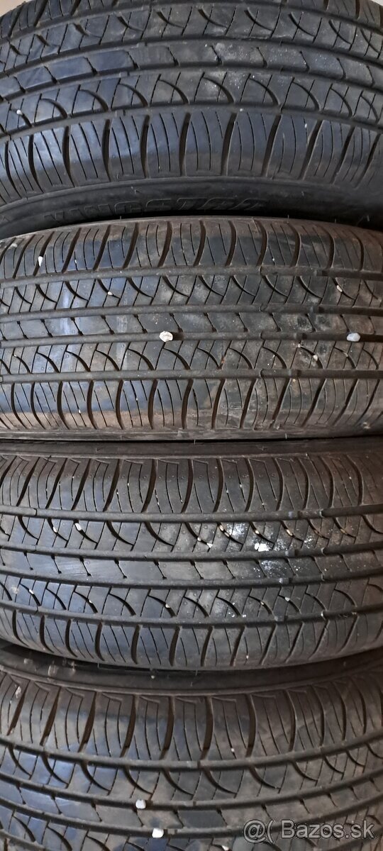 Predám 4ks slušné letné 185/65r14-86T Kingstar