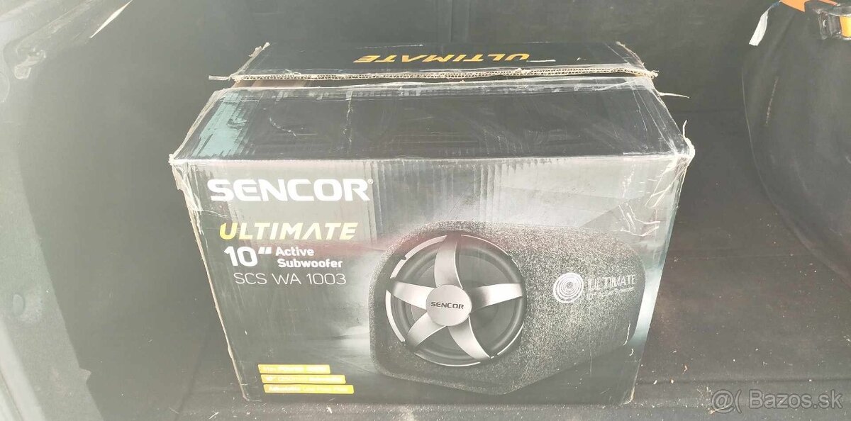 Aktívny subwoofer Sencor SCS WA1003 400 W čierny