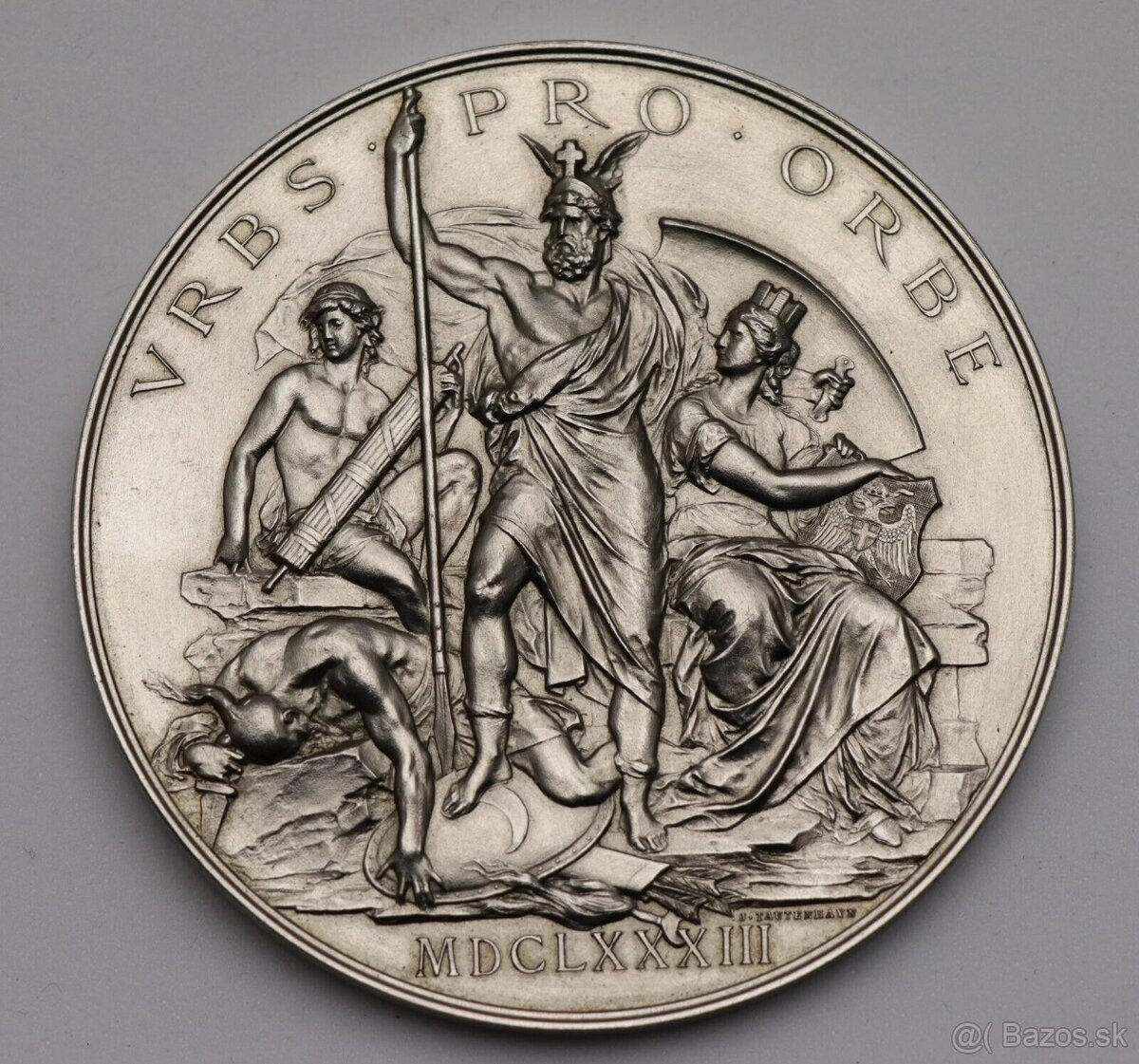 Medaila 1883 - Porážka Turkov pri Viedni - Vzácna