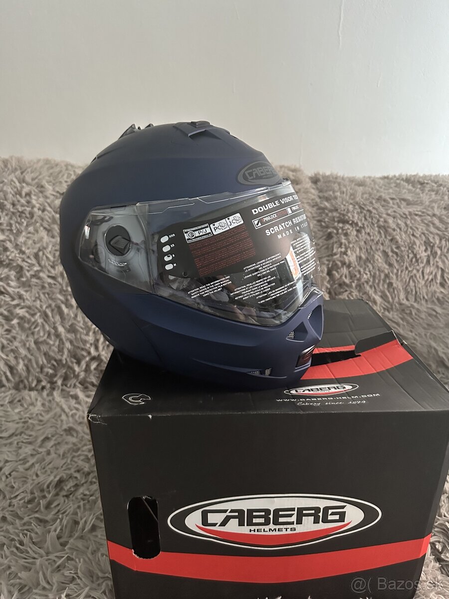 Prilba na moto Caberg Duke X matt blue