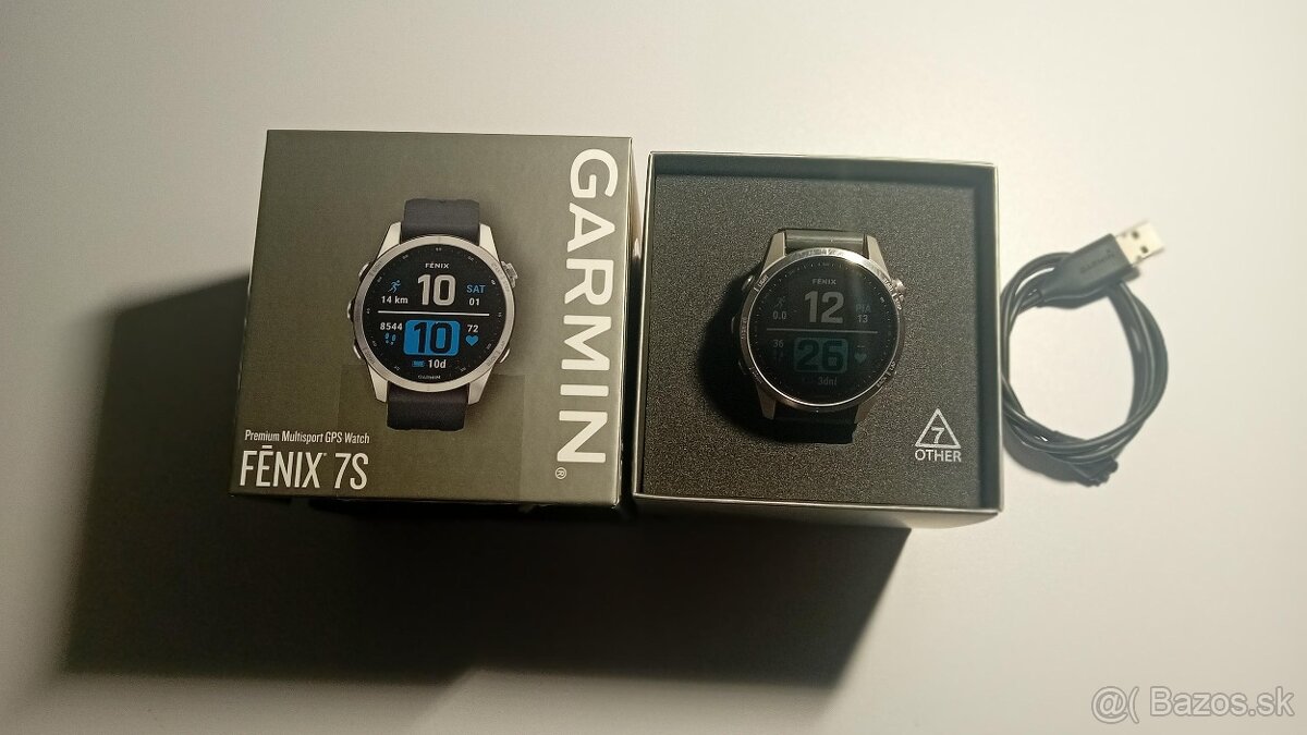 Garmin Fenix 7S graphite band