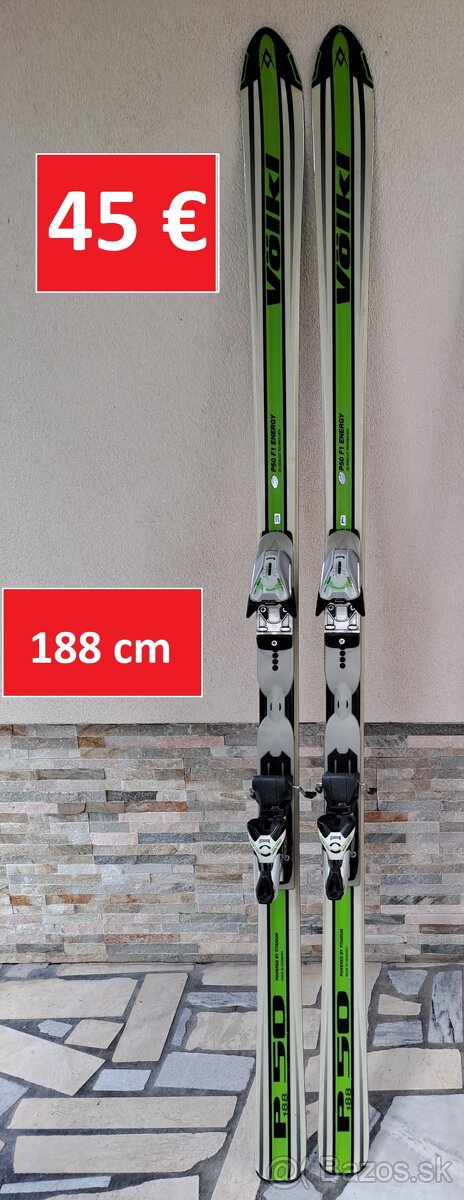 Predám lyže Völkl P50 F1 ENERGY 188 cm v super stave