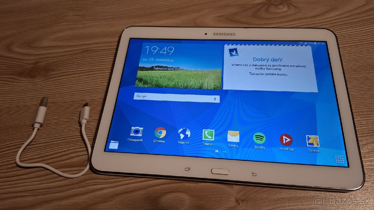 SAMSUNG Galaxy Tab4 10.1 LTE (SM-T535) biely

