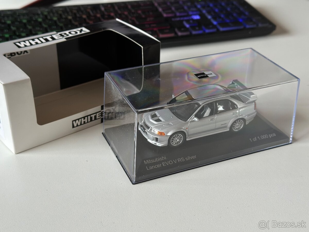 Whitebox Mitsubishi Lancer EVO V 1:43 limitka