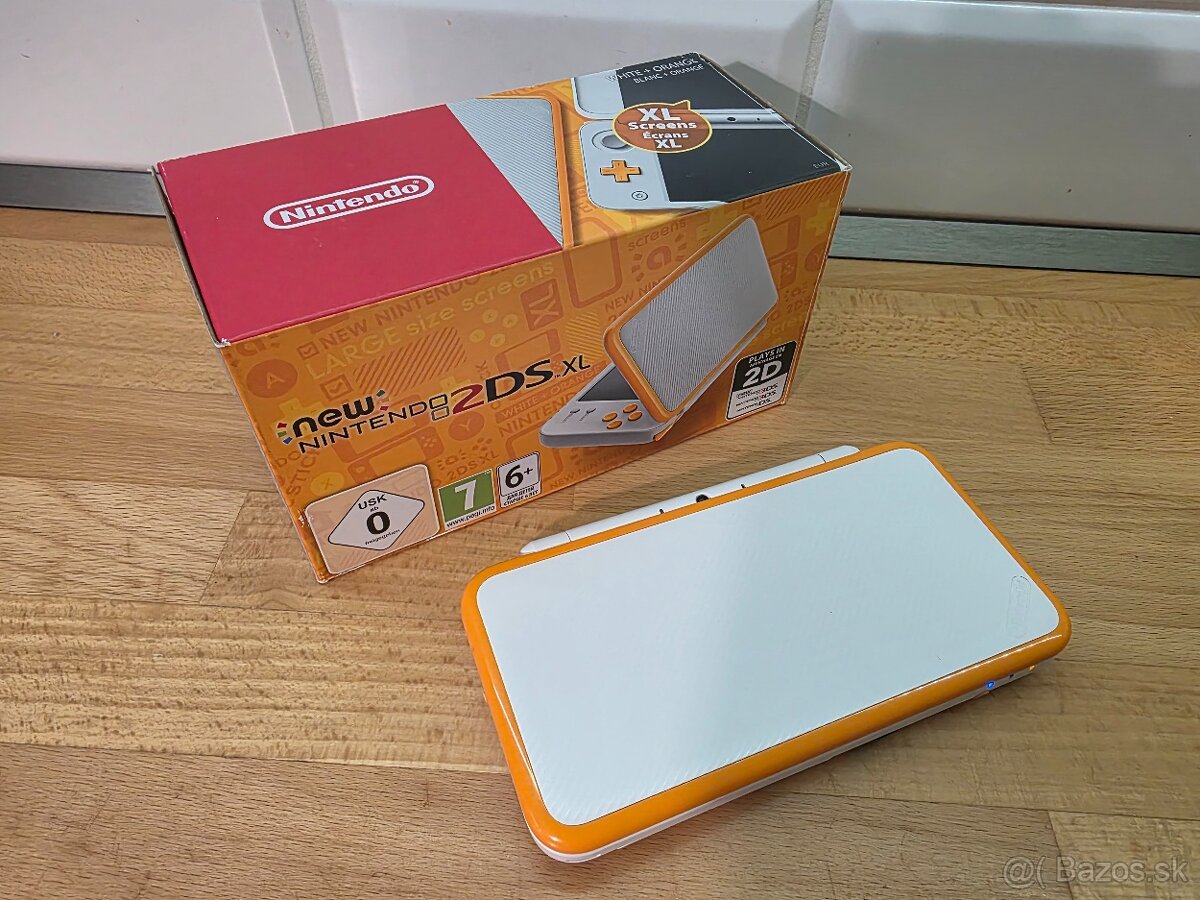 Predám zánovné NINTENDO 2DS XL, komplet krabica, navody, kar