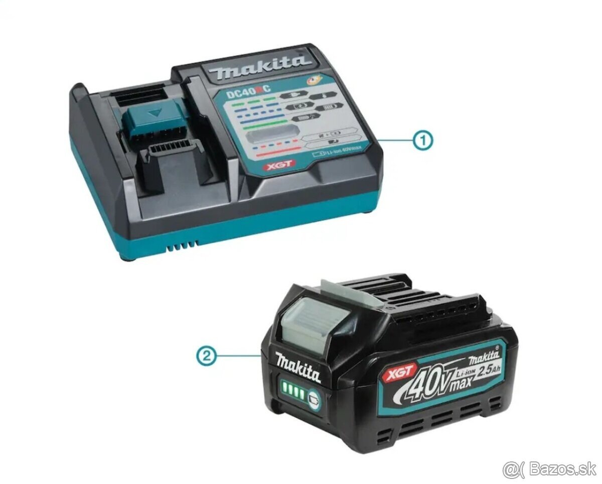 NA NOVE MODELI SET Makita MAK-T-04357 40 V MAX XGT 2.5Ah a š