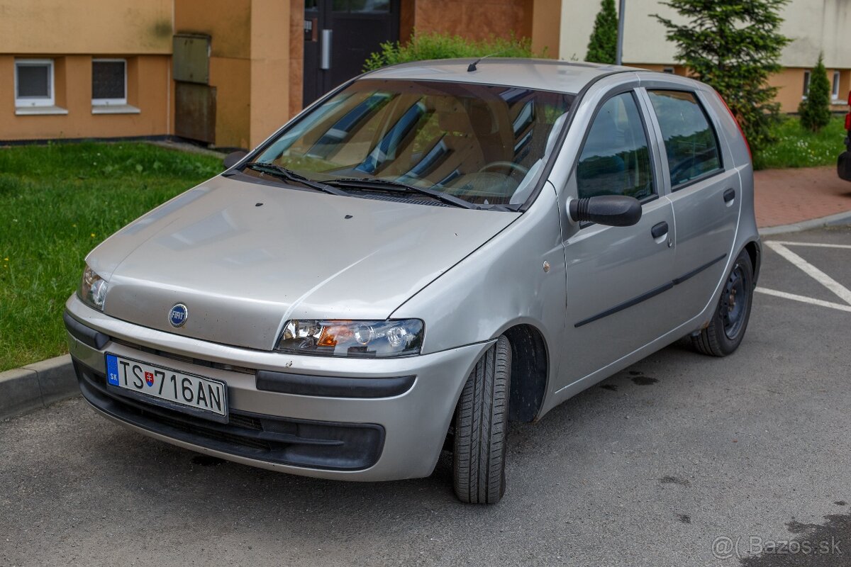 Punto 1,2 benzín 44kw, r.v. 2003, 187000 km