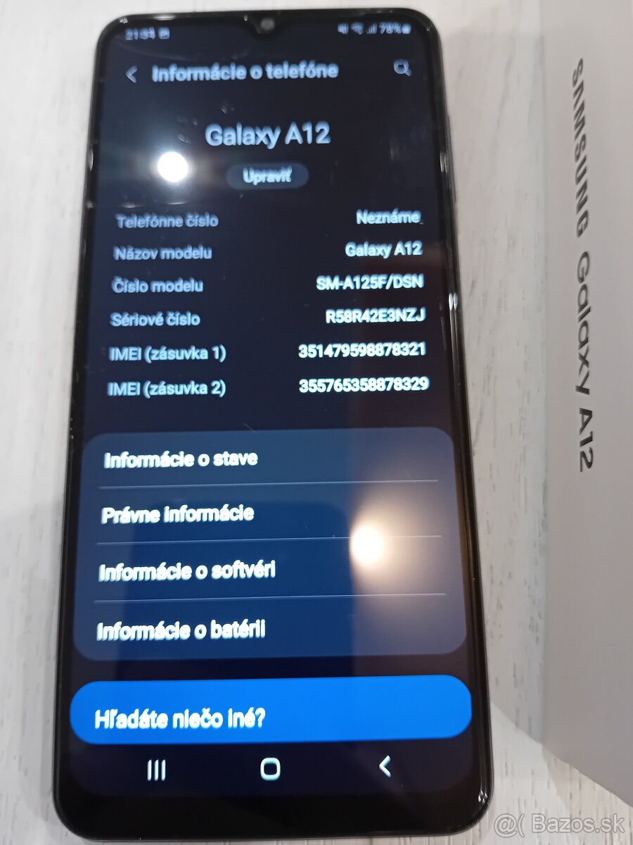 Samsung A12 128gb