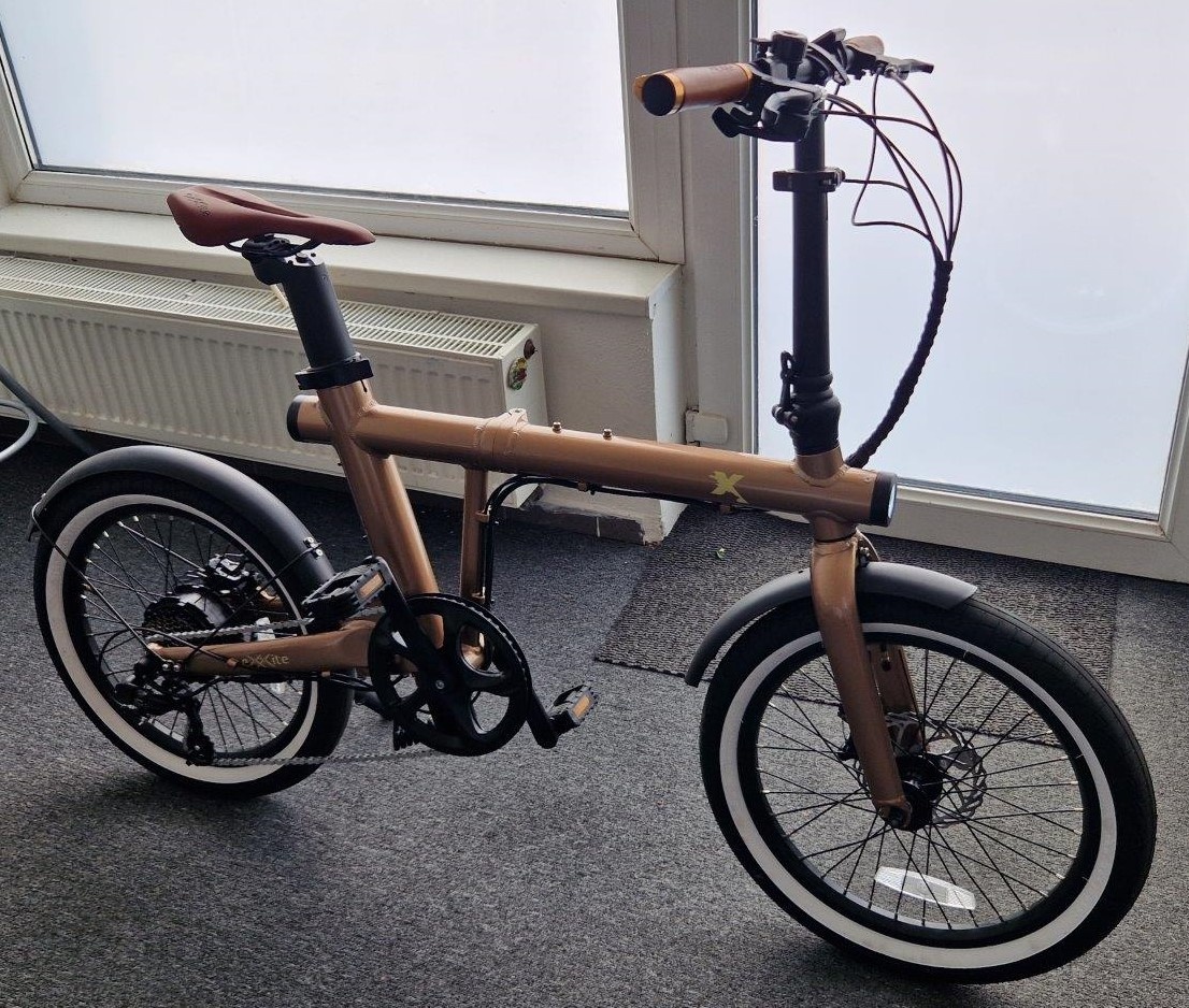 Nový luxusný skladací elektrobicykel Exxite XS