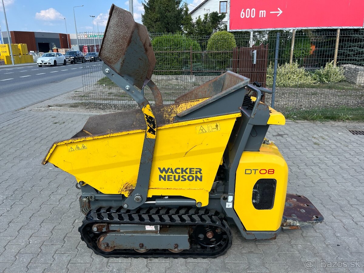 Samonakladaci minidumper Wacker Neuson DT08, 2017rv