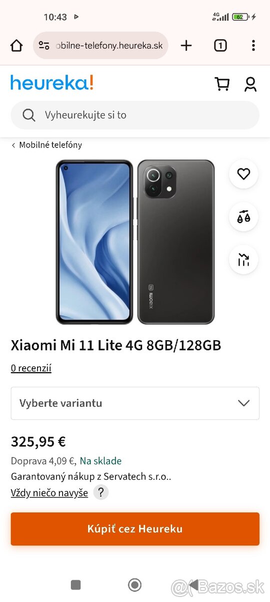 Predaj alebo vimena xiaomi mi11 Lite 5 g