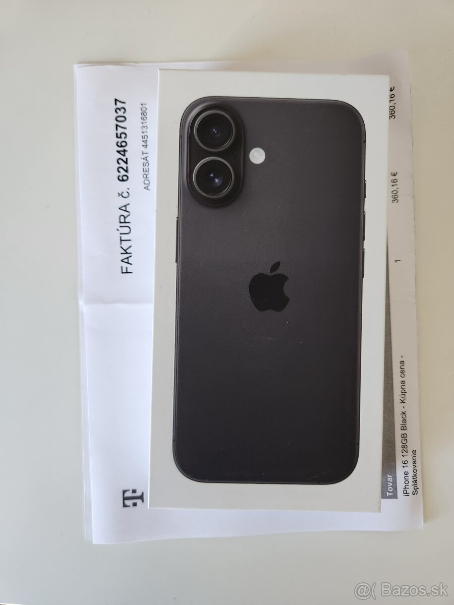 Iphone 16 128GB novy