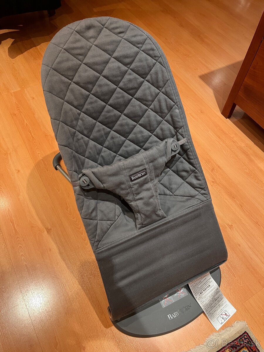 BabyBjörn Bouncer Bliss Anthracite Woven