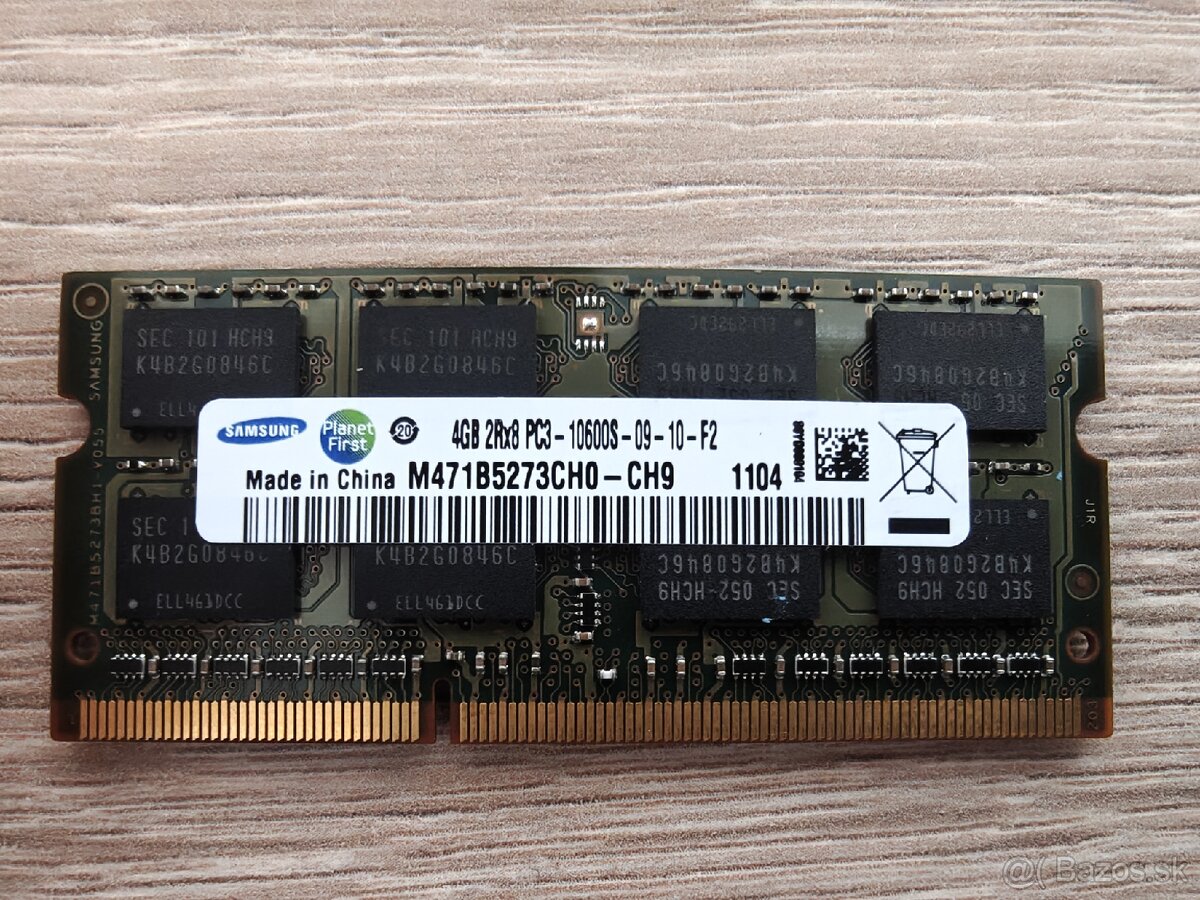 4GB DDR3 SO-DIMM CL9 1333Mhz