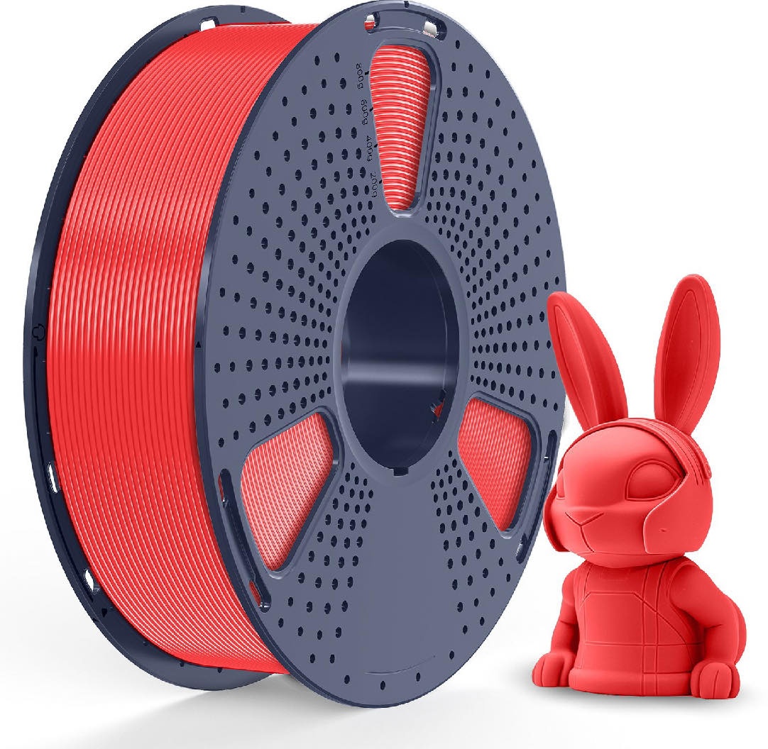 PLA filament SUNLU matná višňovo červena