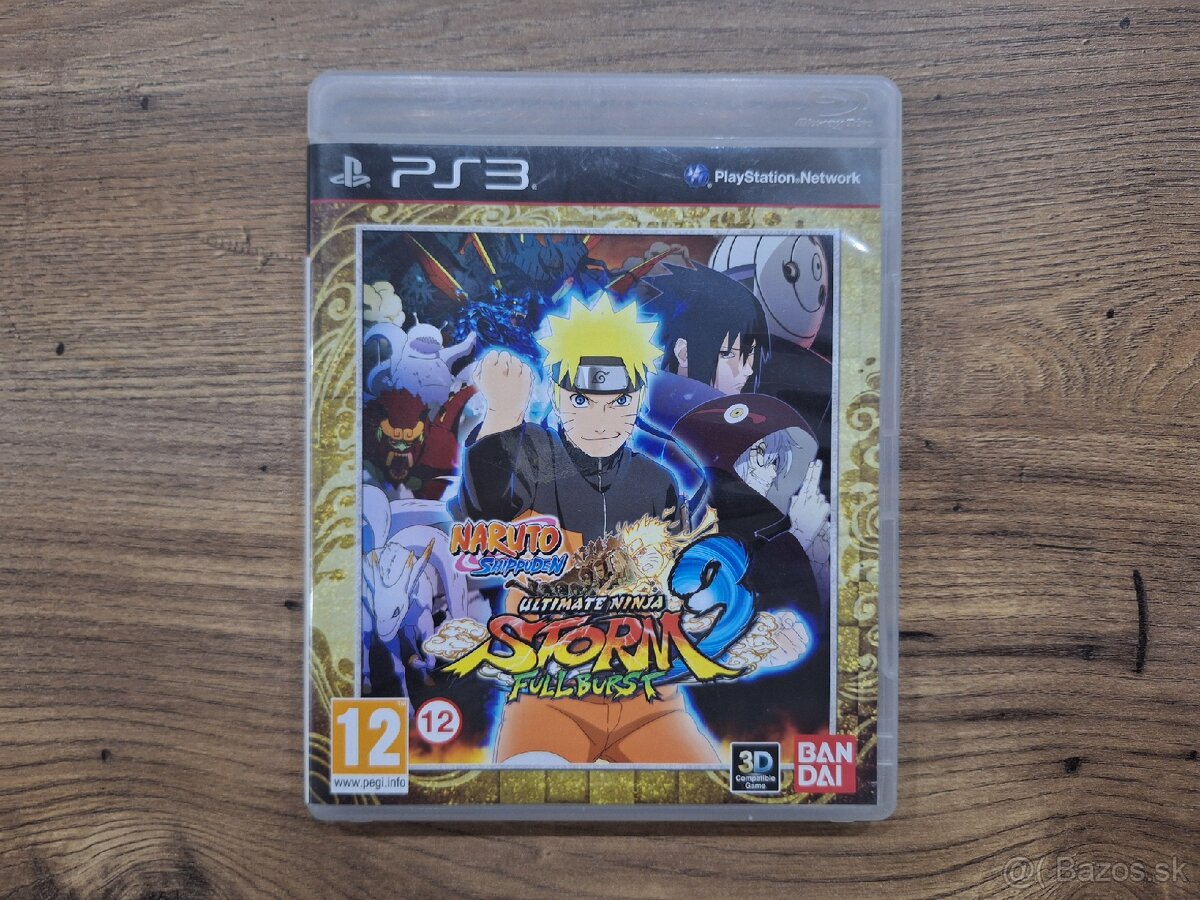 Naruto Shippuden Ultimate Ninja Storm 3 Full Burst na PS3