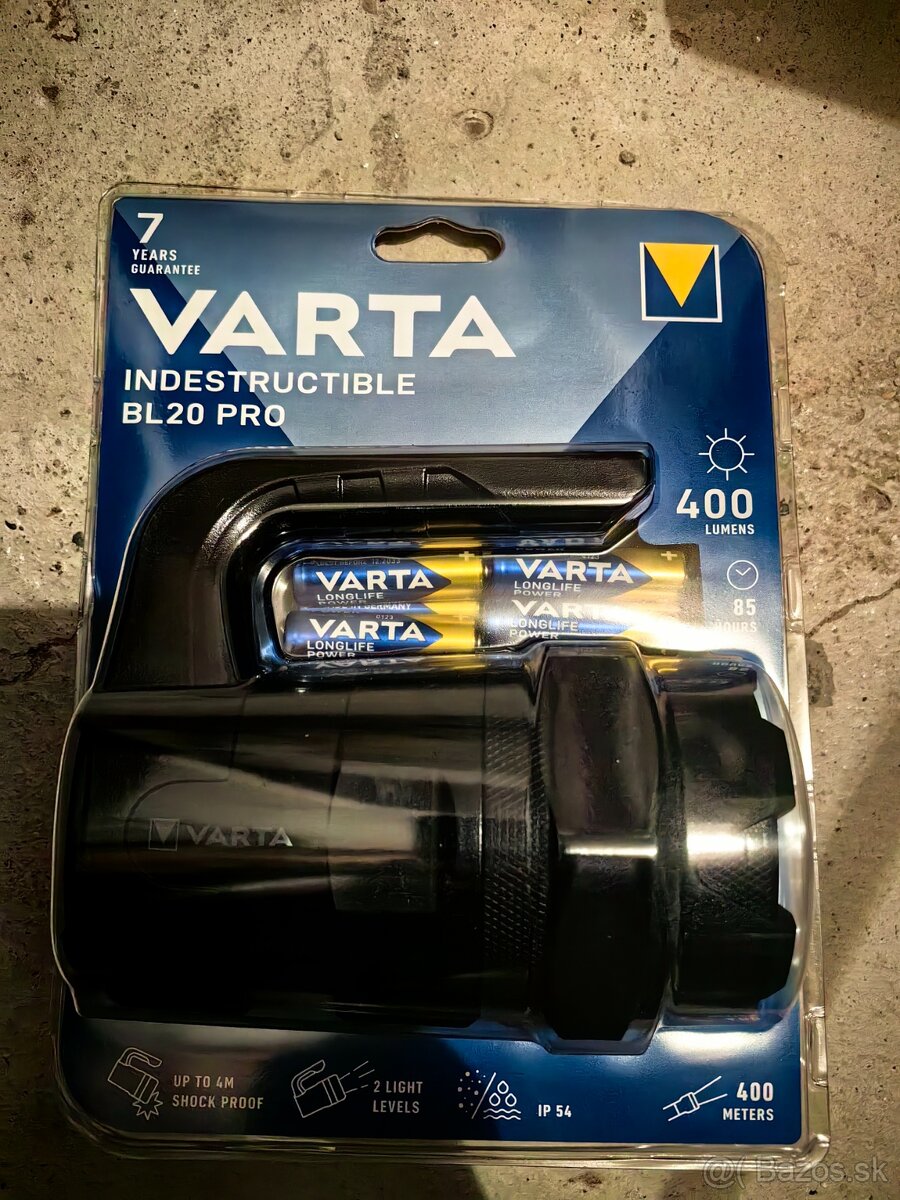 Predam varta baterku halogen velky dosvit bl20pro