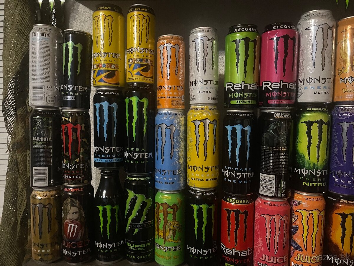 Monster energy plechovky