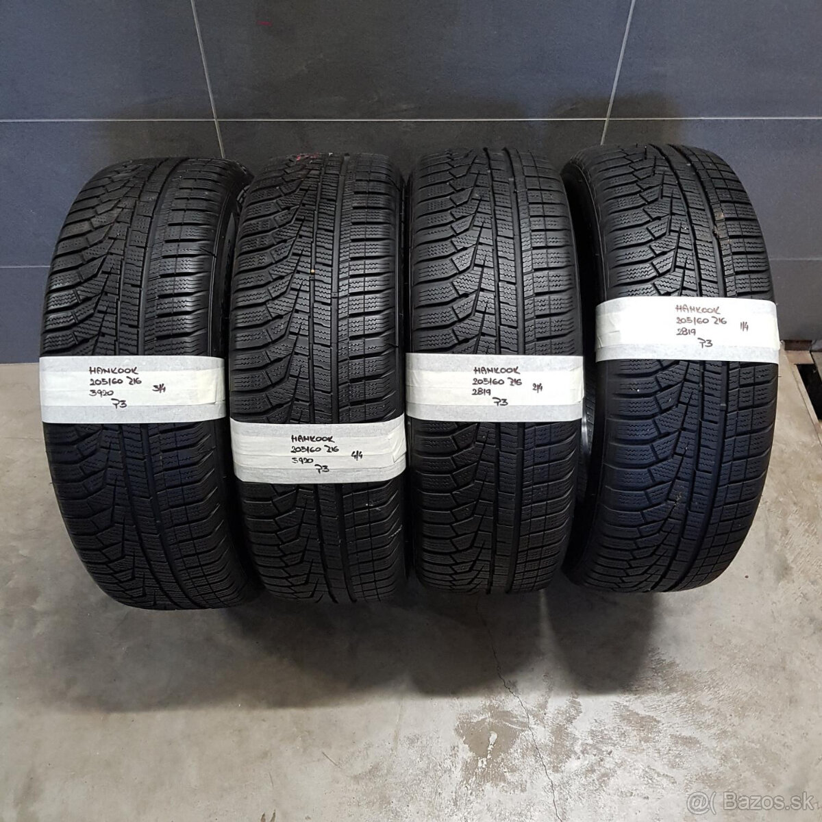 Zimné pneumatiky 205/60 R16 HANKOOK DOT2819/3920