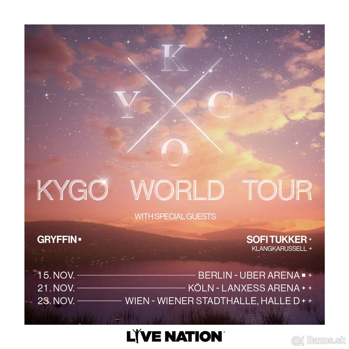 Kygo/ 23.11. 2024/ 19:30/ Viedeň/ 2 listky