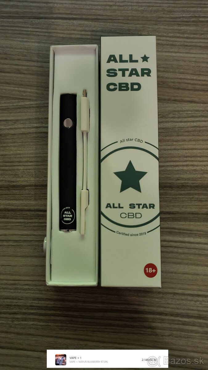 CBD VAPE 87.8% CBD