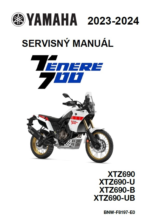 Yamaha Tenere 700 2023-2024 servisny manual